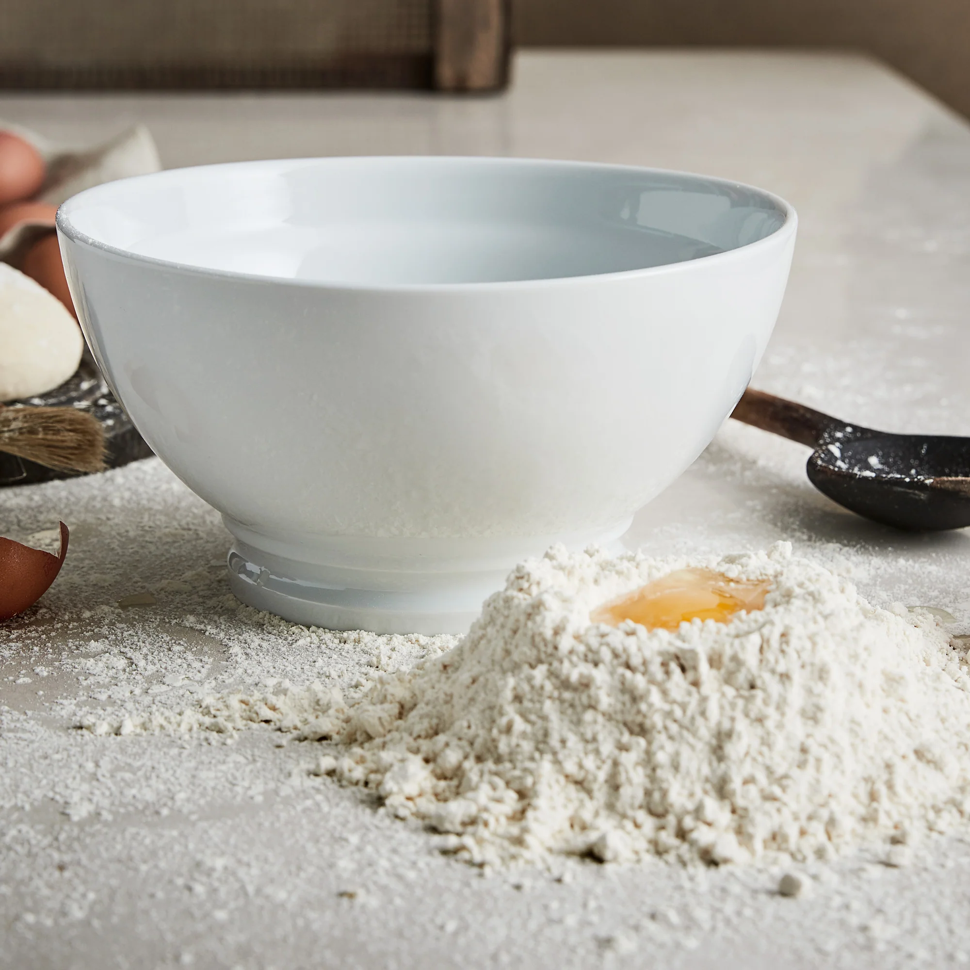 Aroma salatskål 24 cm | Hvid - Image 2