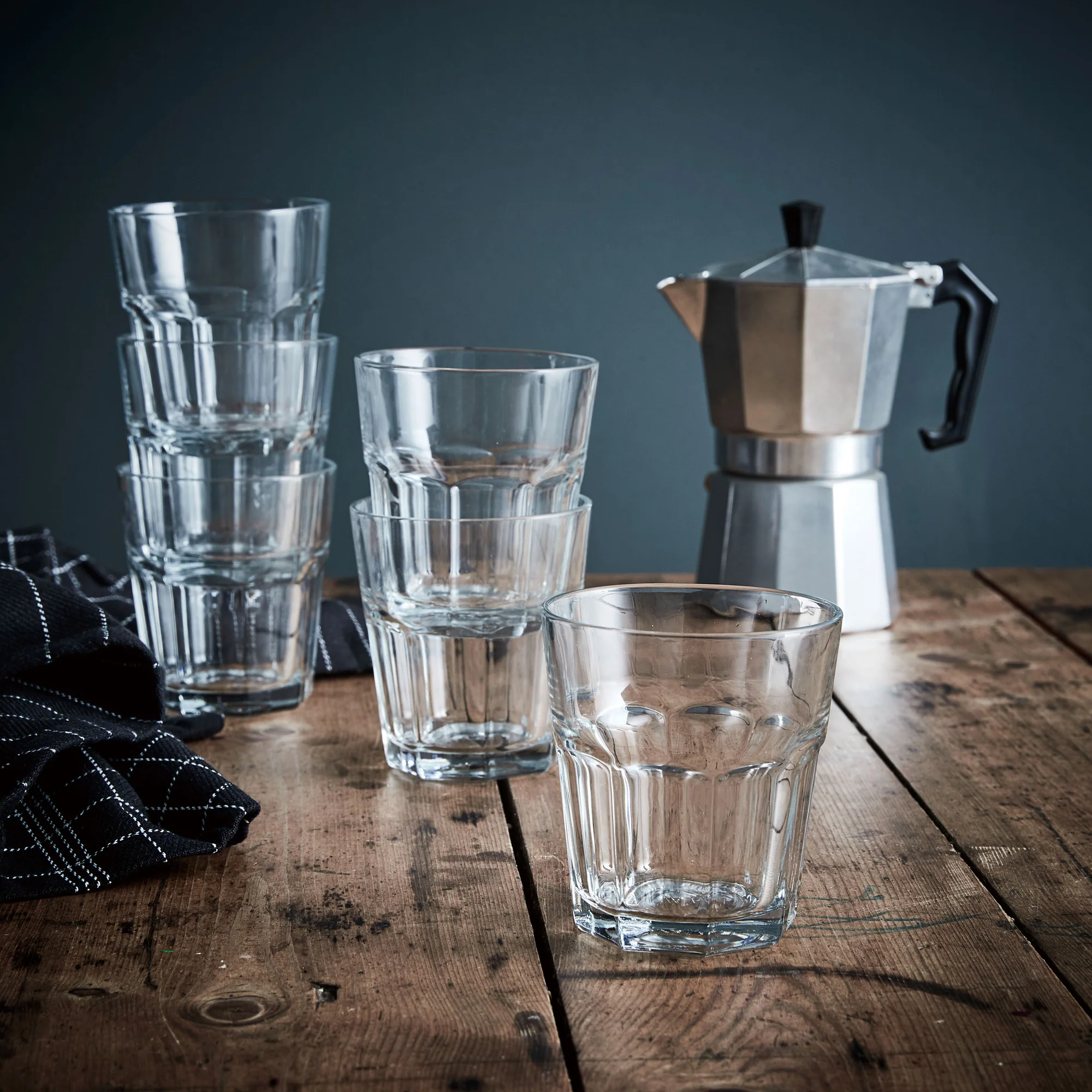 atelier granit glas 6 stk. lav | Klar - Image 4