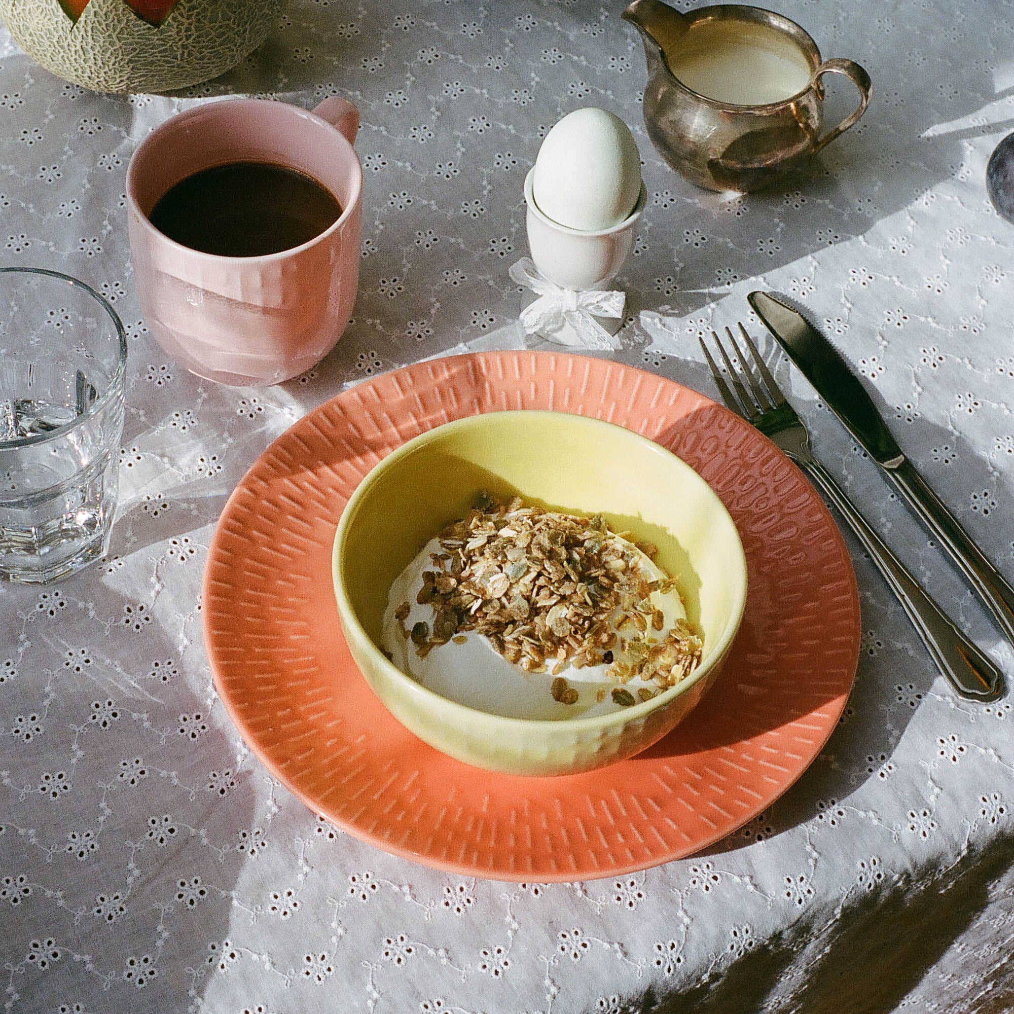 Confetti frokosttallerken | Apricot - Image 4