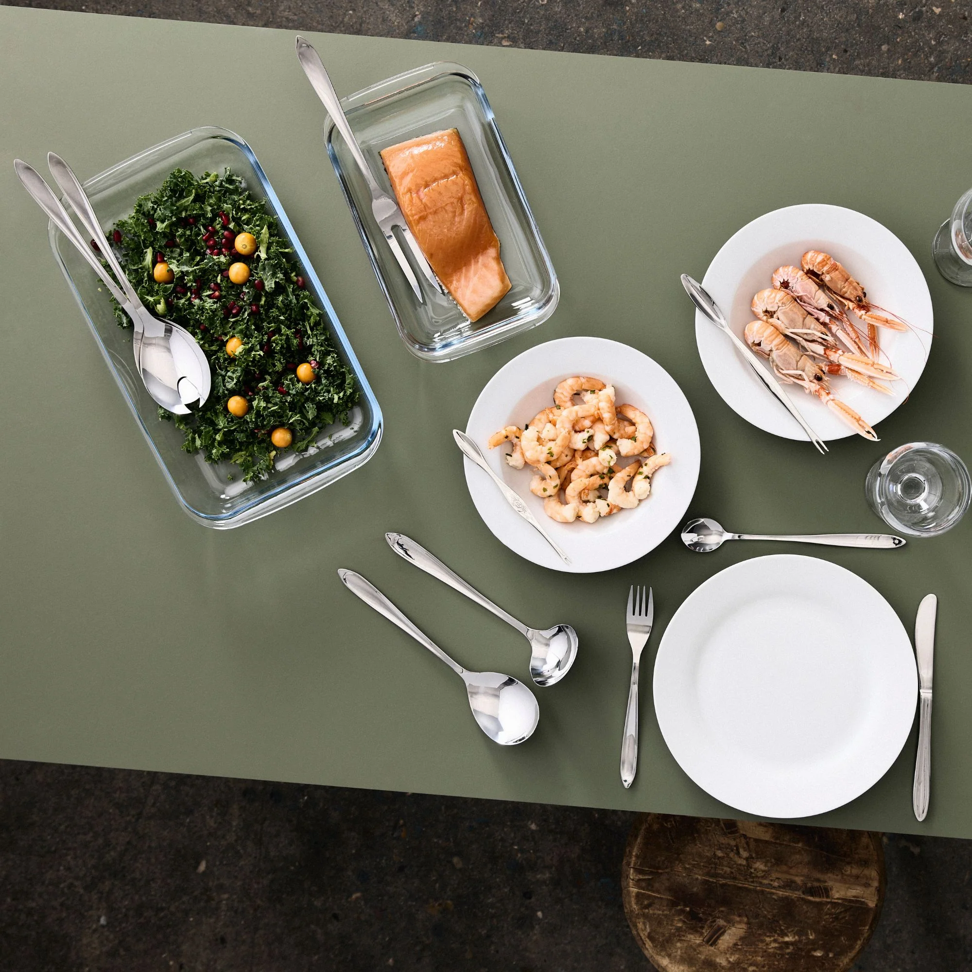 Gastro salatsæt | Blank Stål - Image 3