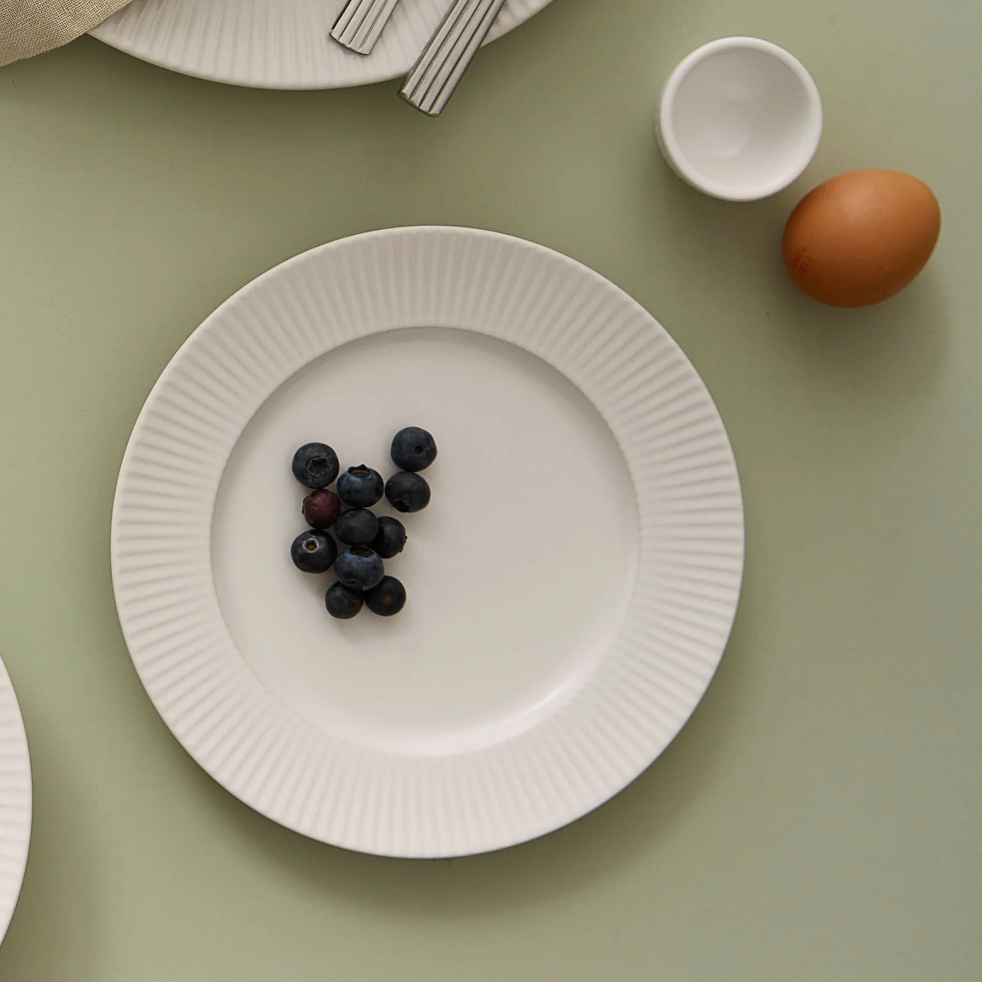 Groovy frokosttallerken | Creme Hvid - Image 3