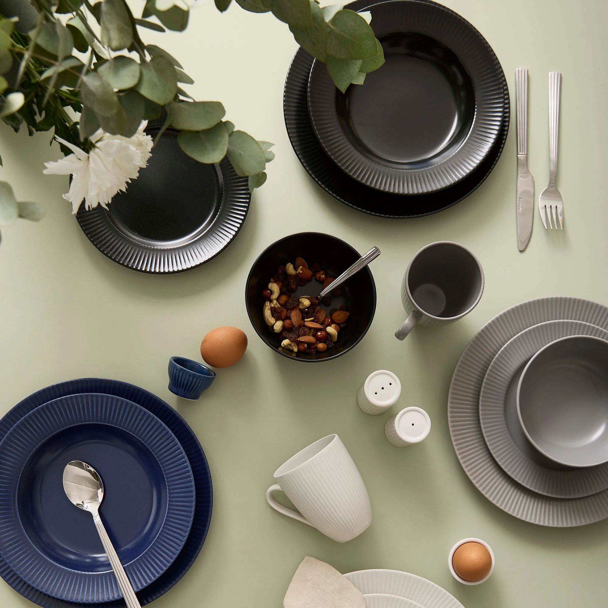 Groovy frokosttallerken | Sort - Image 3
