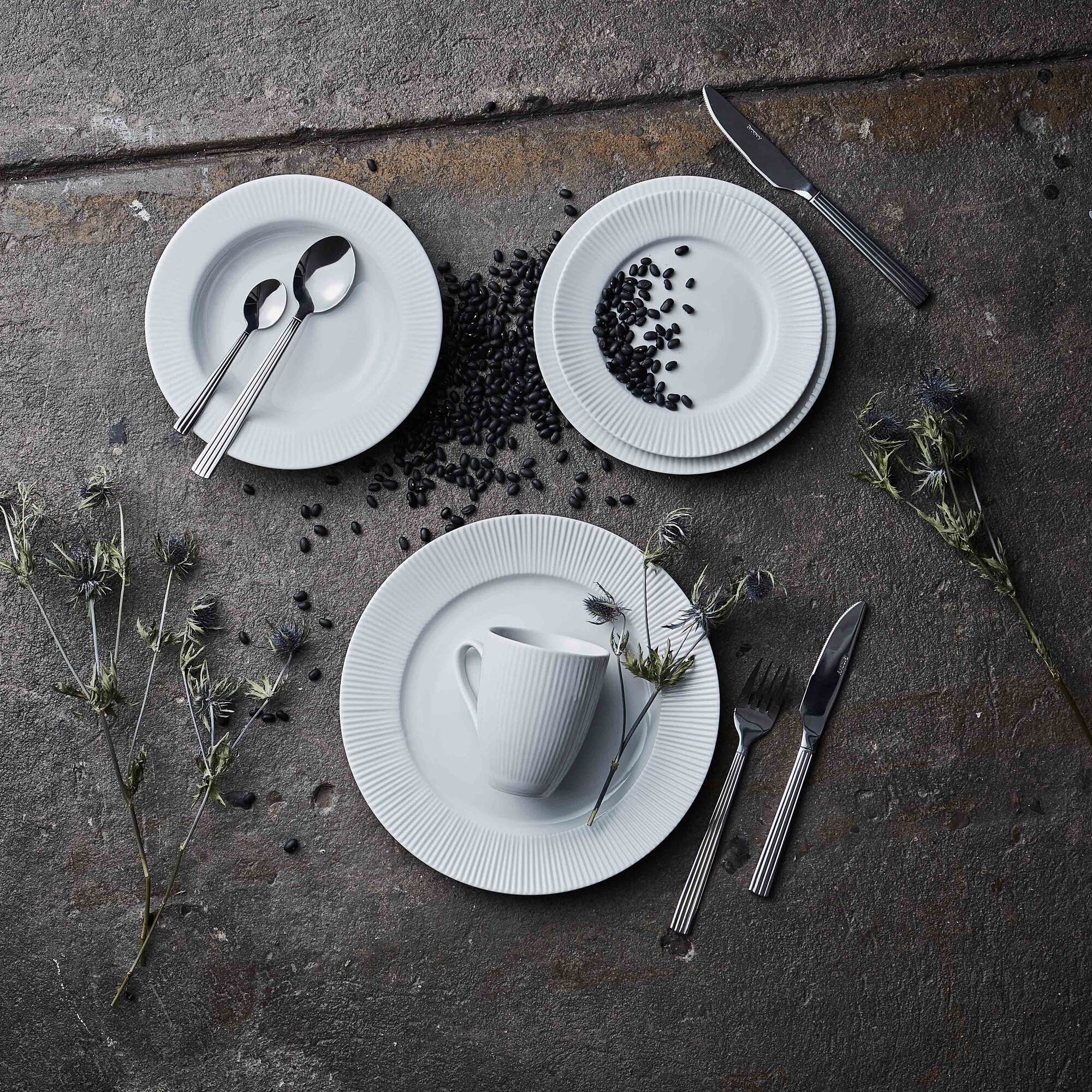 Groovy porcelæn krus med hank | Hvid - Image 5