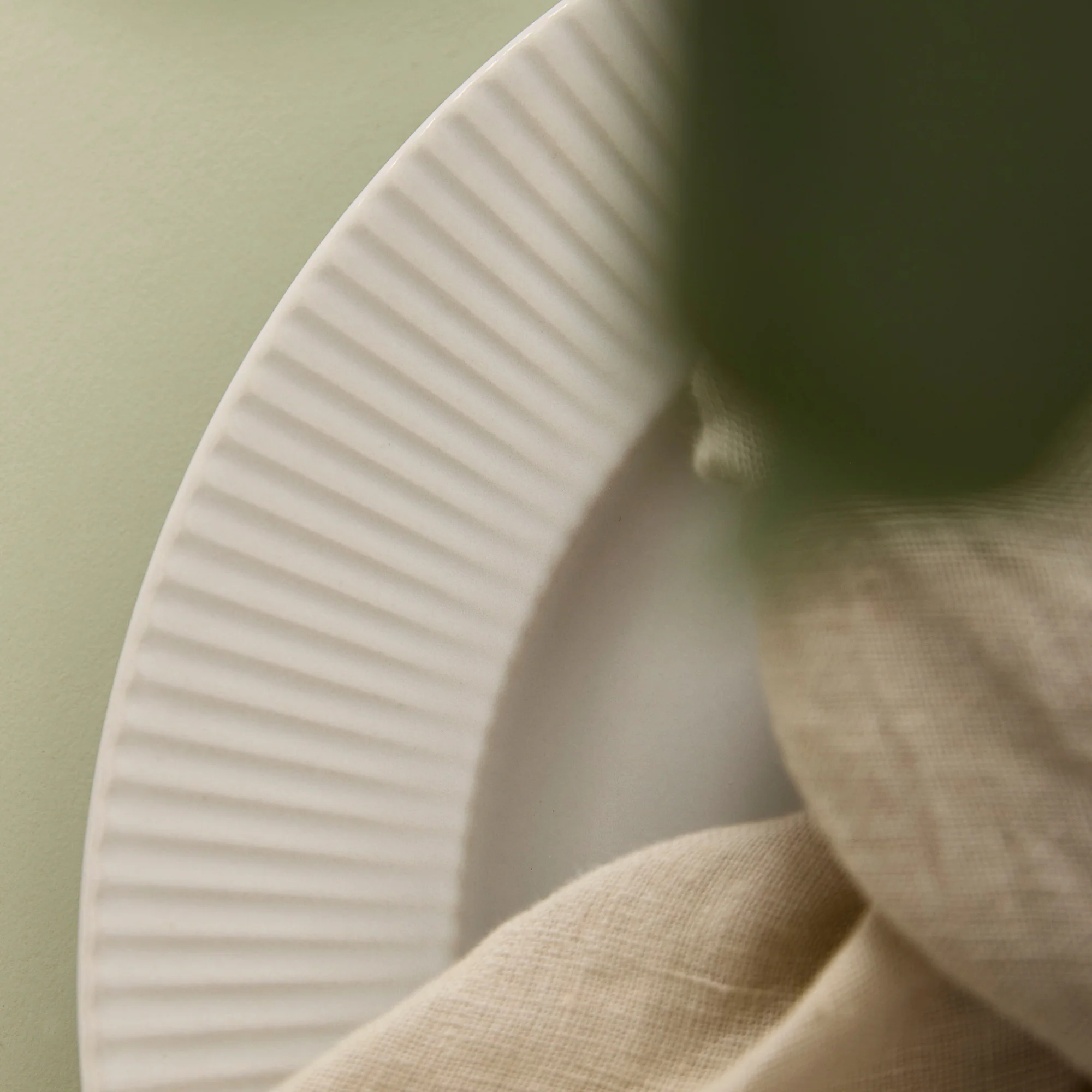Groovy middagstallerken | Creme Hvid - Image 3