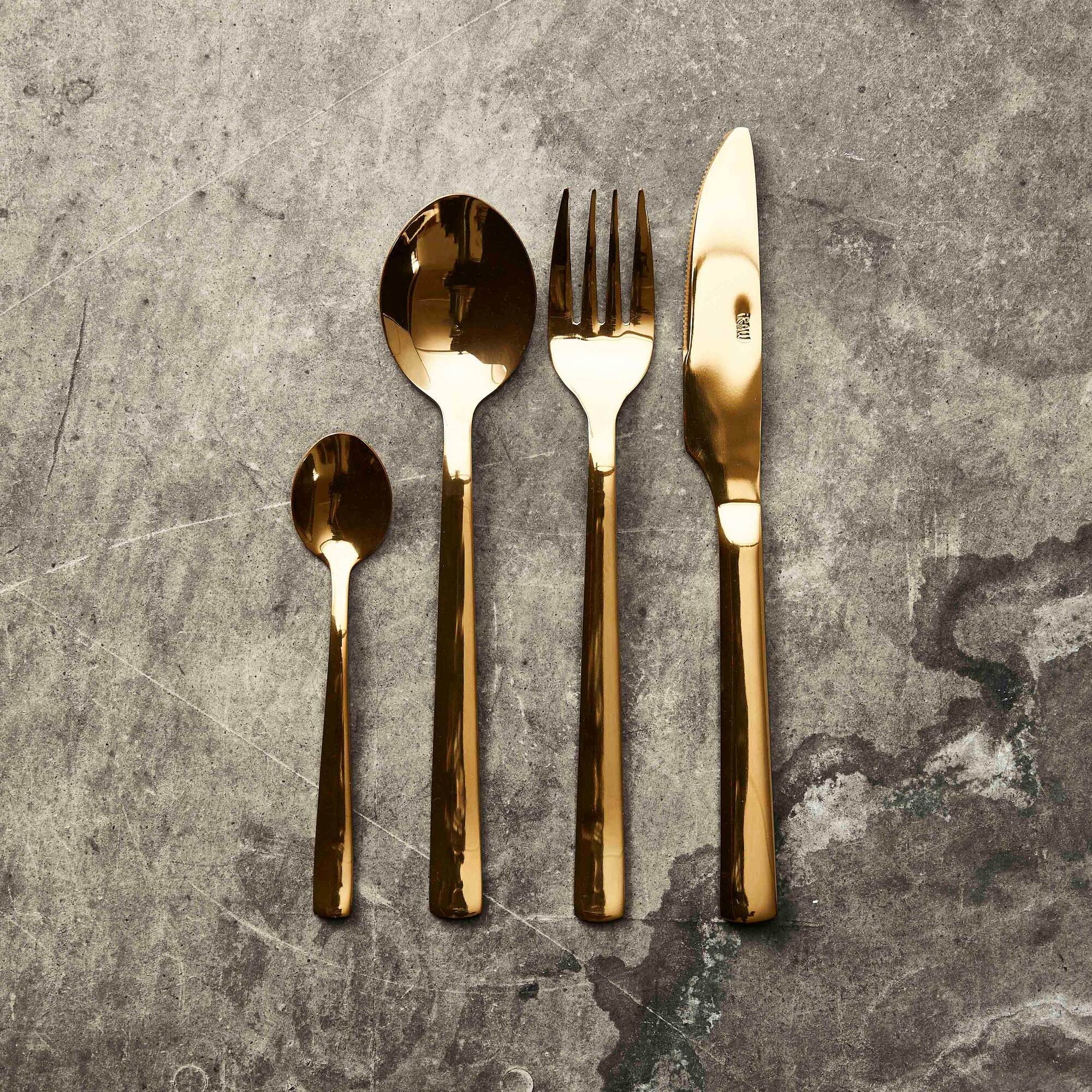RAW bestiksæt 48 dele | Guld - Image 2