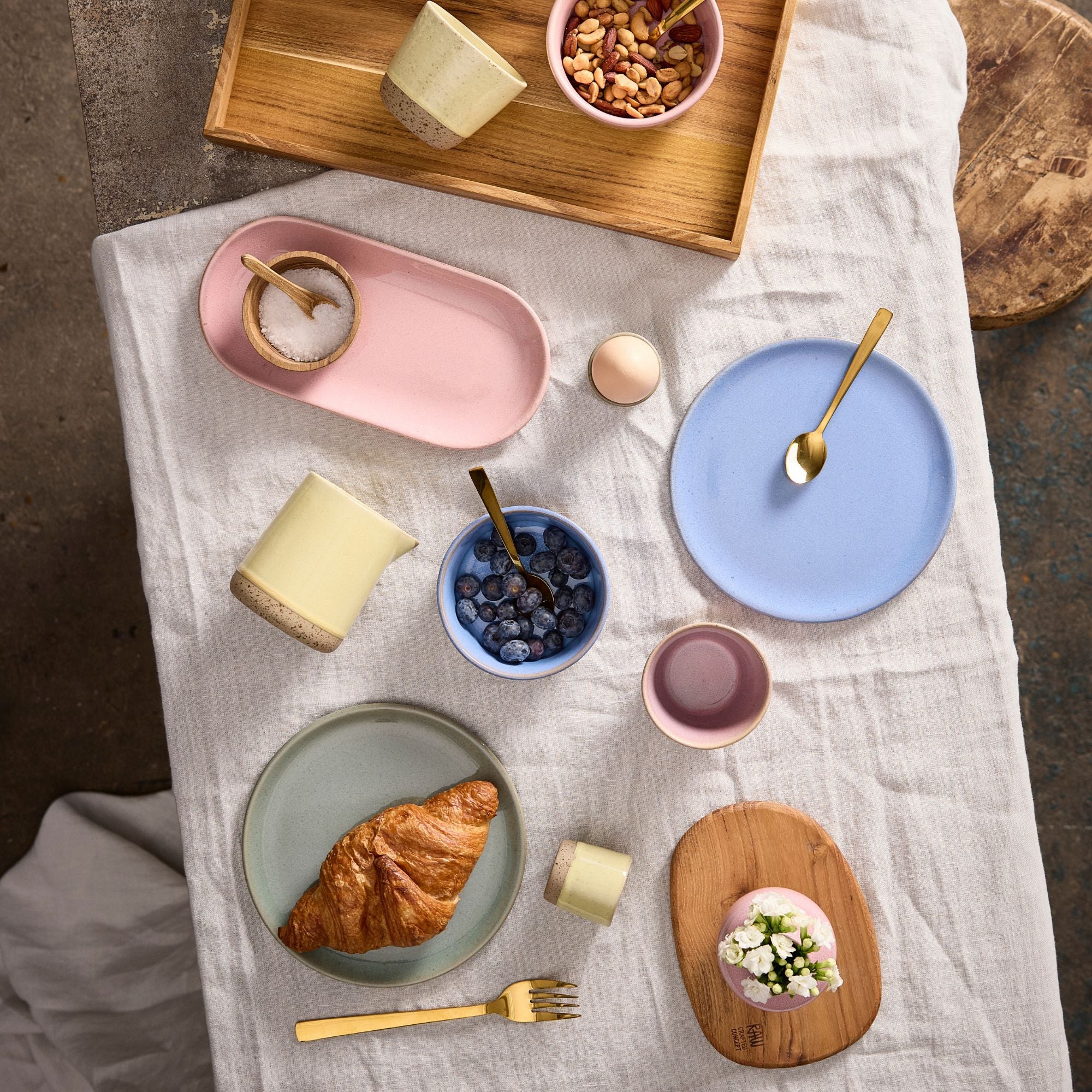 RAW Colour desserttallerken | Blueish - Image 2