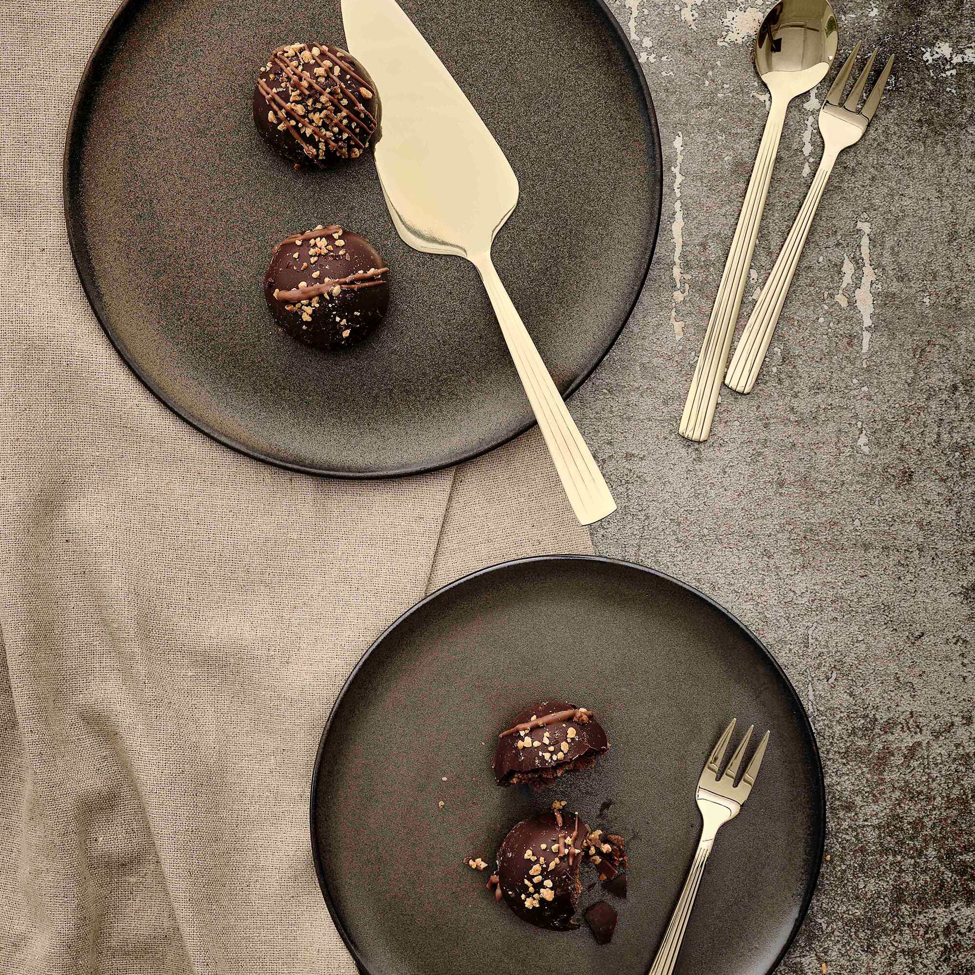 RAW frokosttallerken | Metallic Brown - Image 2