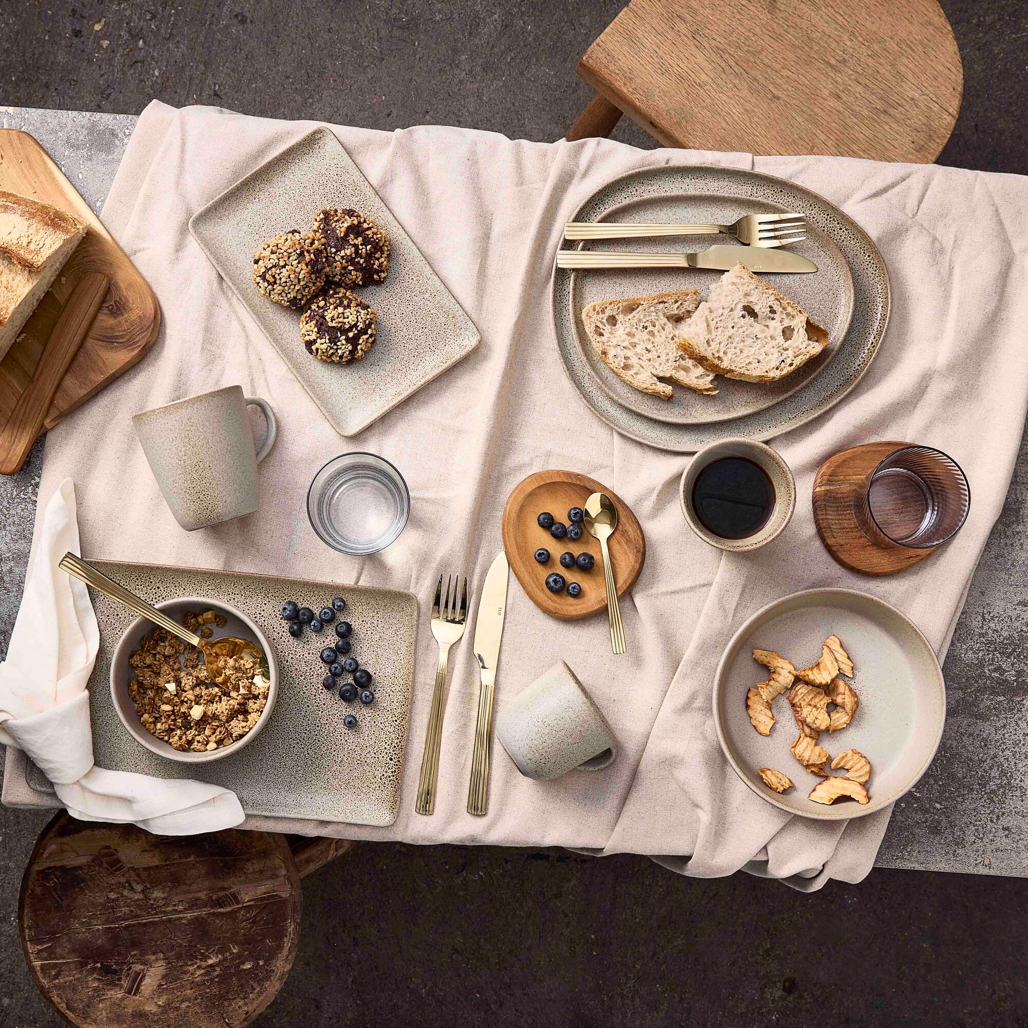 RAW Organic frokosttallerken | Sandy Beige - Image 4