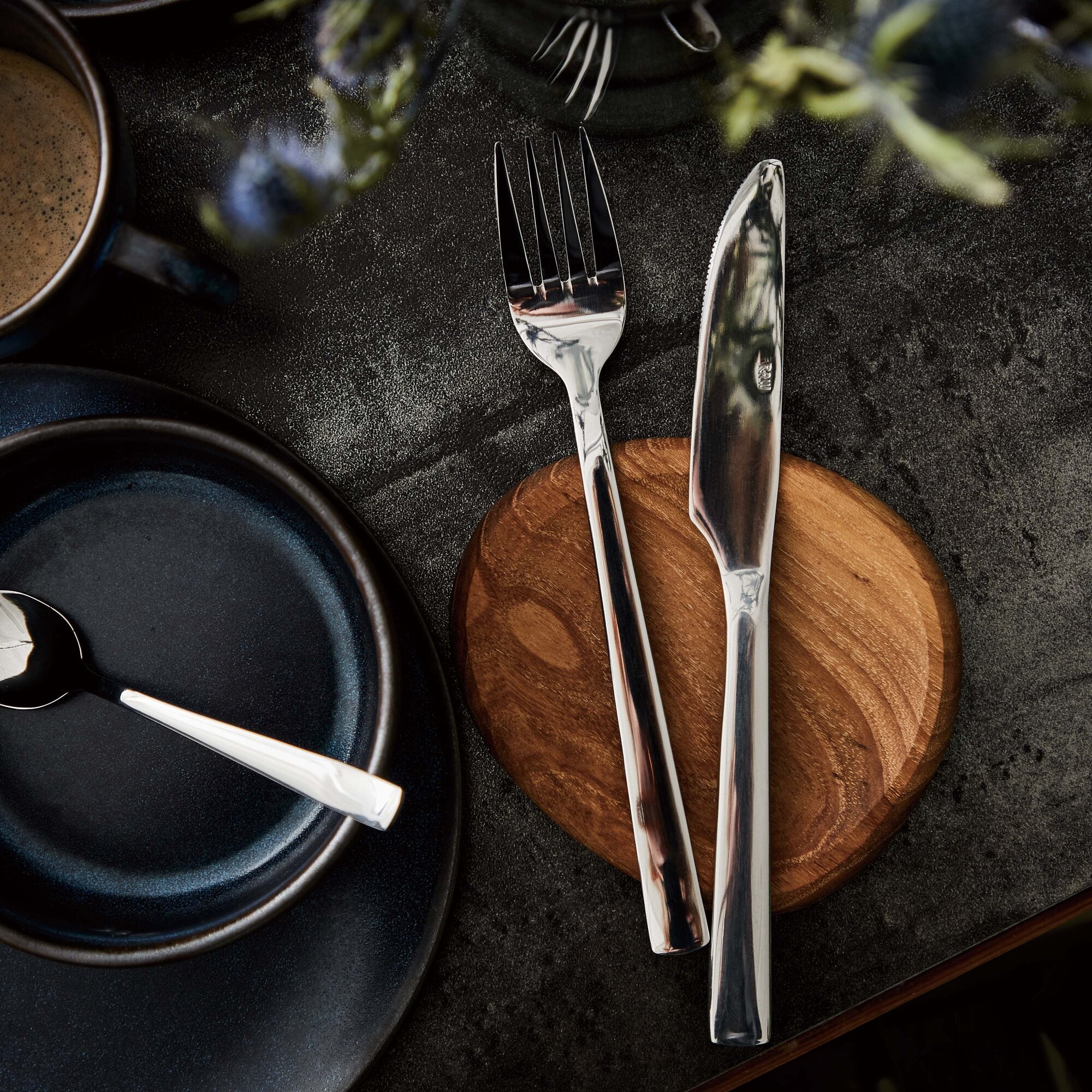 RAW Teak partyplate 2 stk. | Natural - Image 7