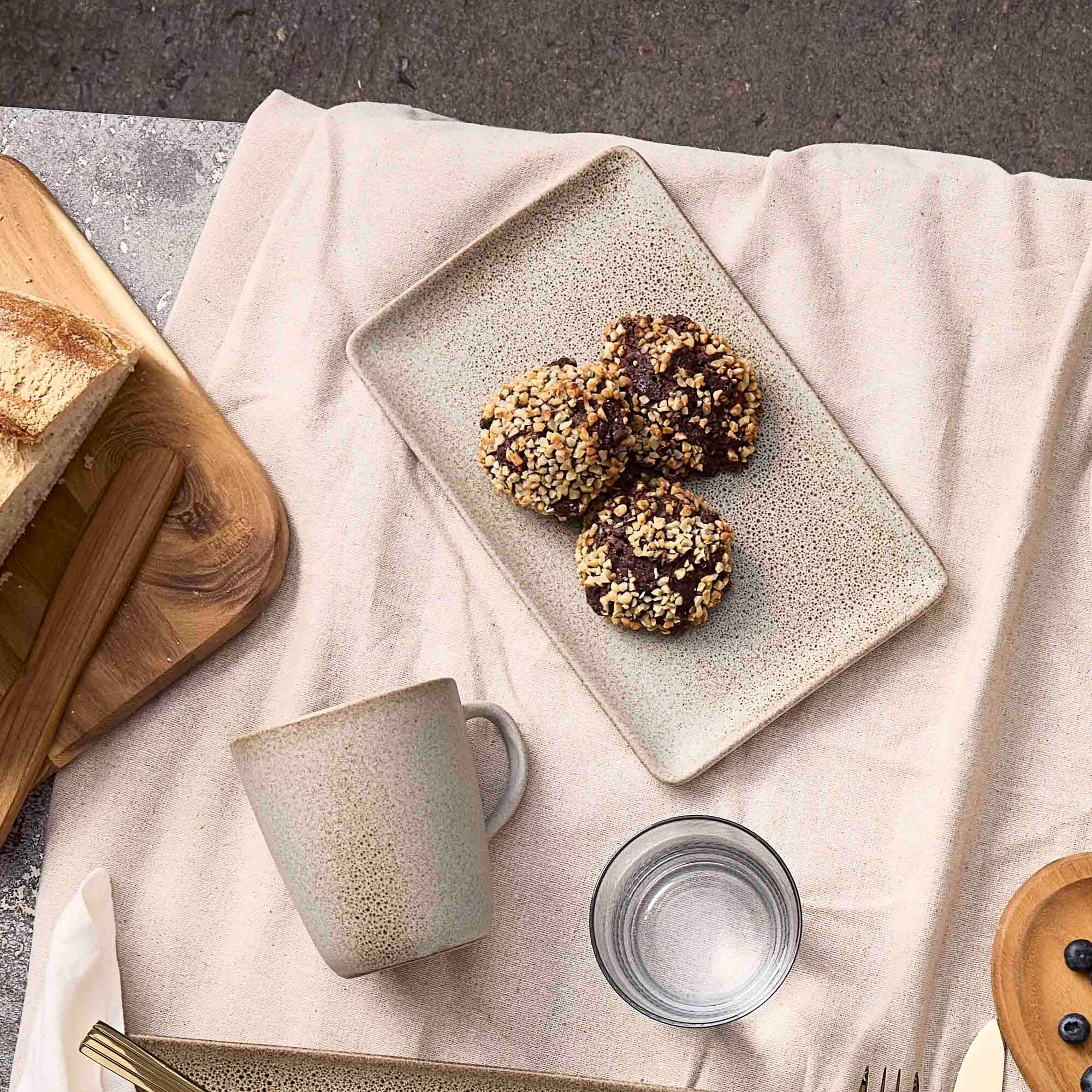 RAW rektangulær frokosttallerken | Sandy Beige - Image 2