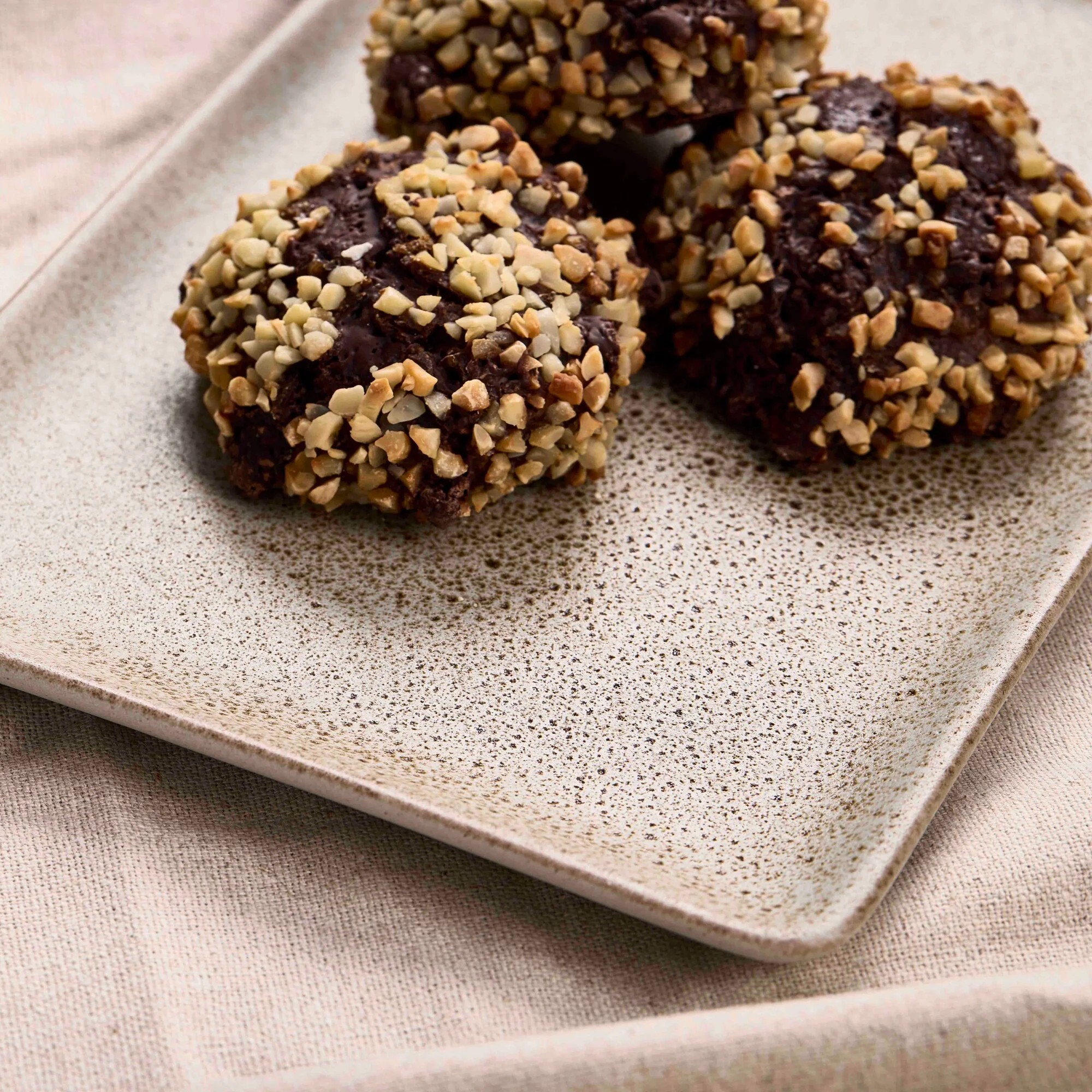 RAW rektangulær frokosttallerken | Sandy Beige - Image 3