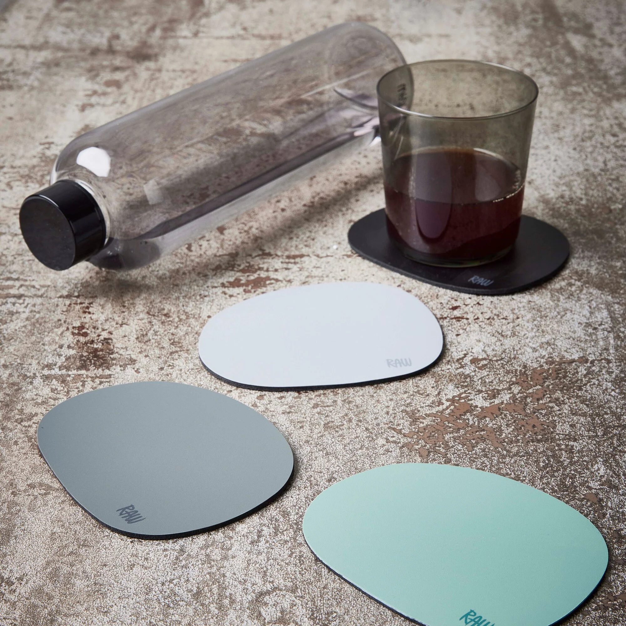 RAW Silicone coasters 6 stk. | Green - Image 2