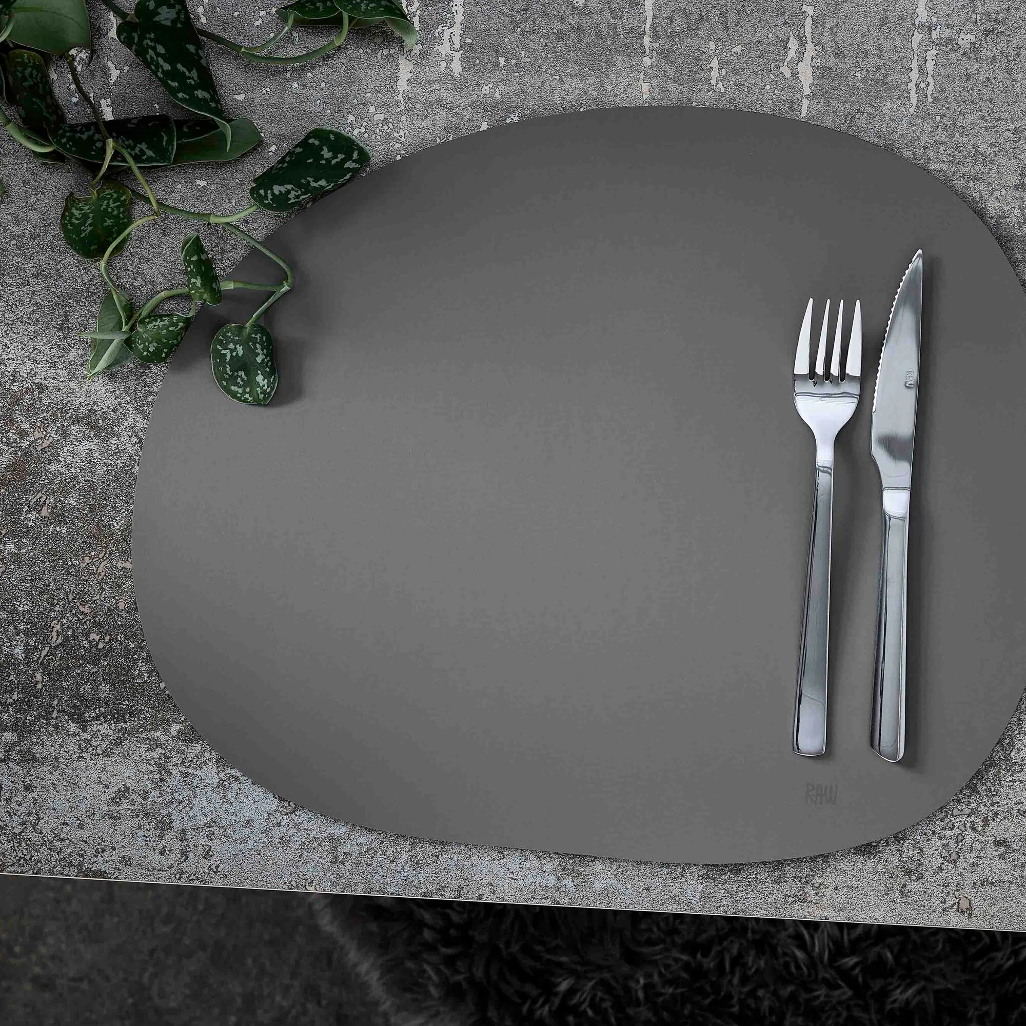 RAW Silikone dækkeserviet | Grå - Image 2