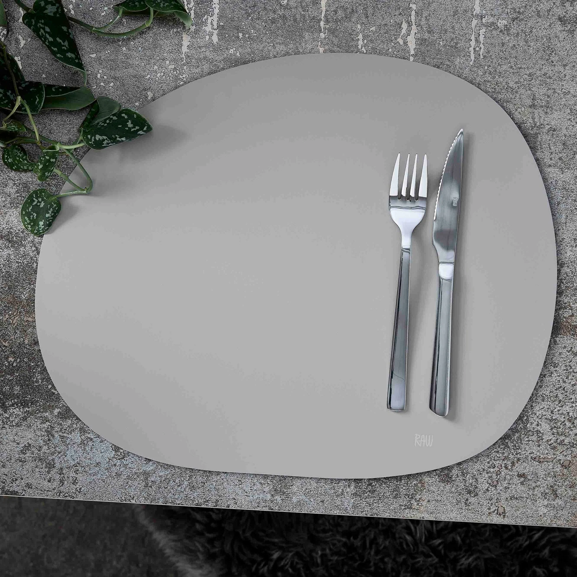 RAW Silikone dækkeserviet | Lysgrå - Image 2