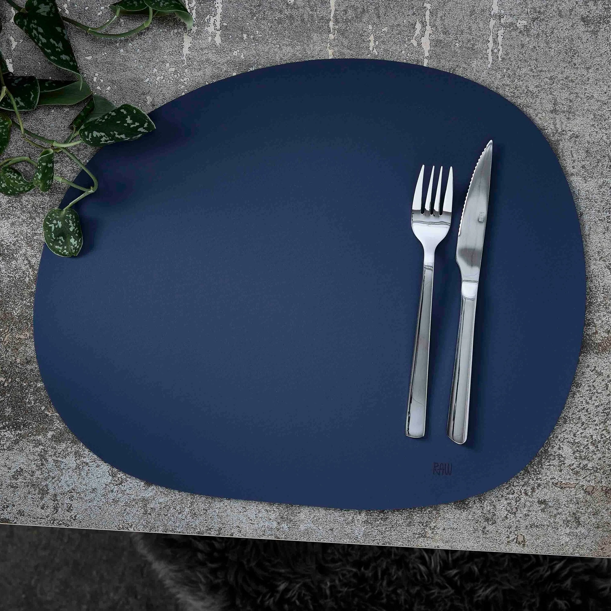 RAW Silikone dækkeserviet | Mørkeblå - Image 2