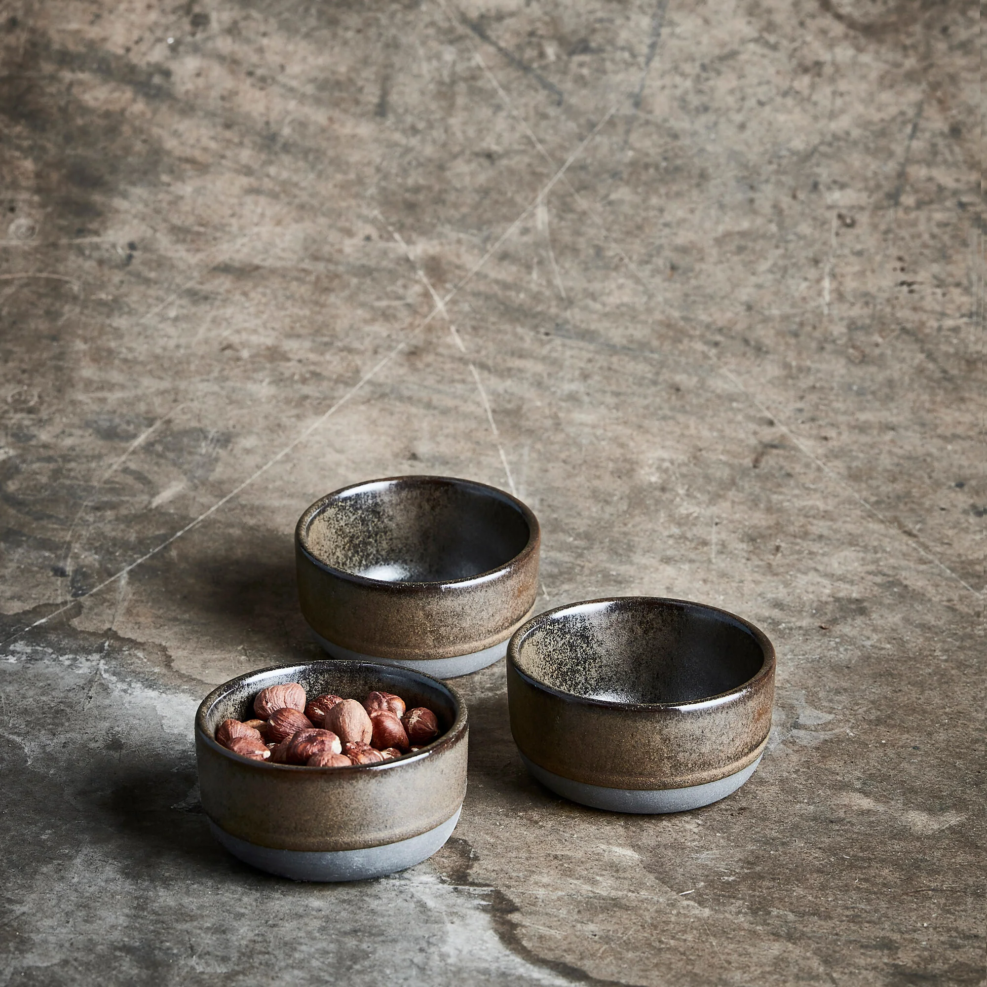 RAW skål 3 stk. | Metallic Brown - Image 2