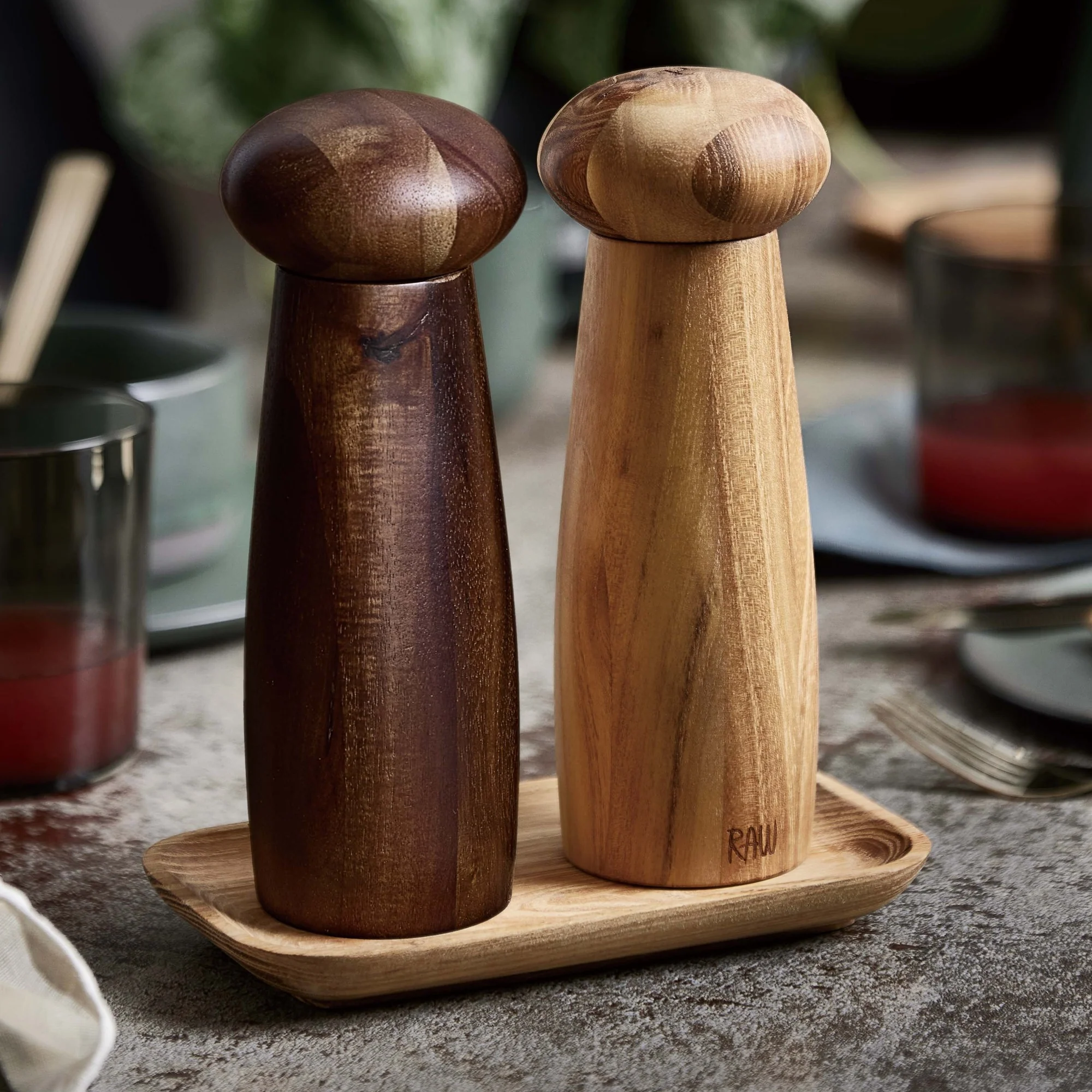 RAW Teak bakke | Natural - Image 4