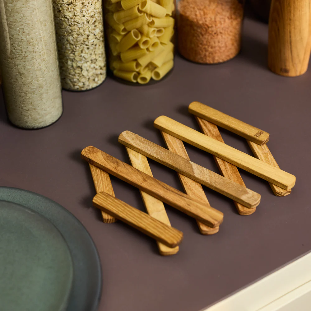 RAW Teak justerbar bordskåner | Neutral - Image 5