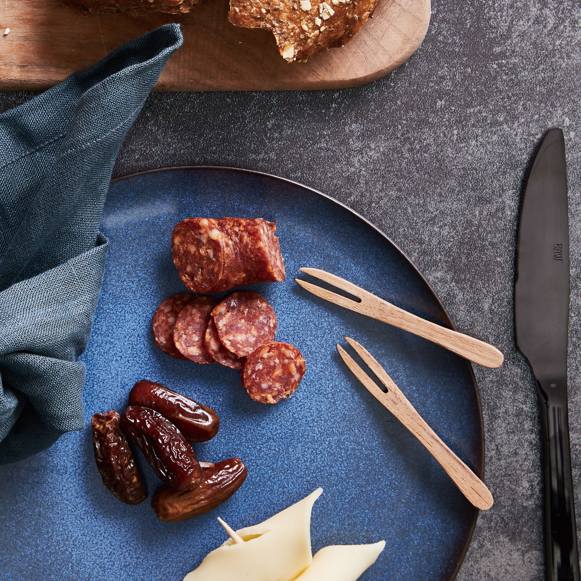 RAW Teak tapas/pålægsgaffel | Natural - Image 2