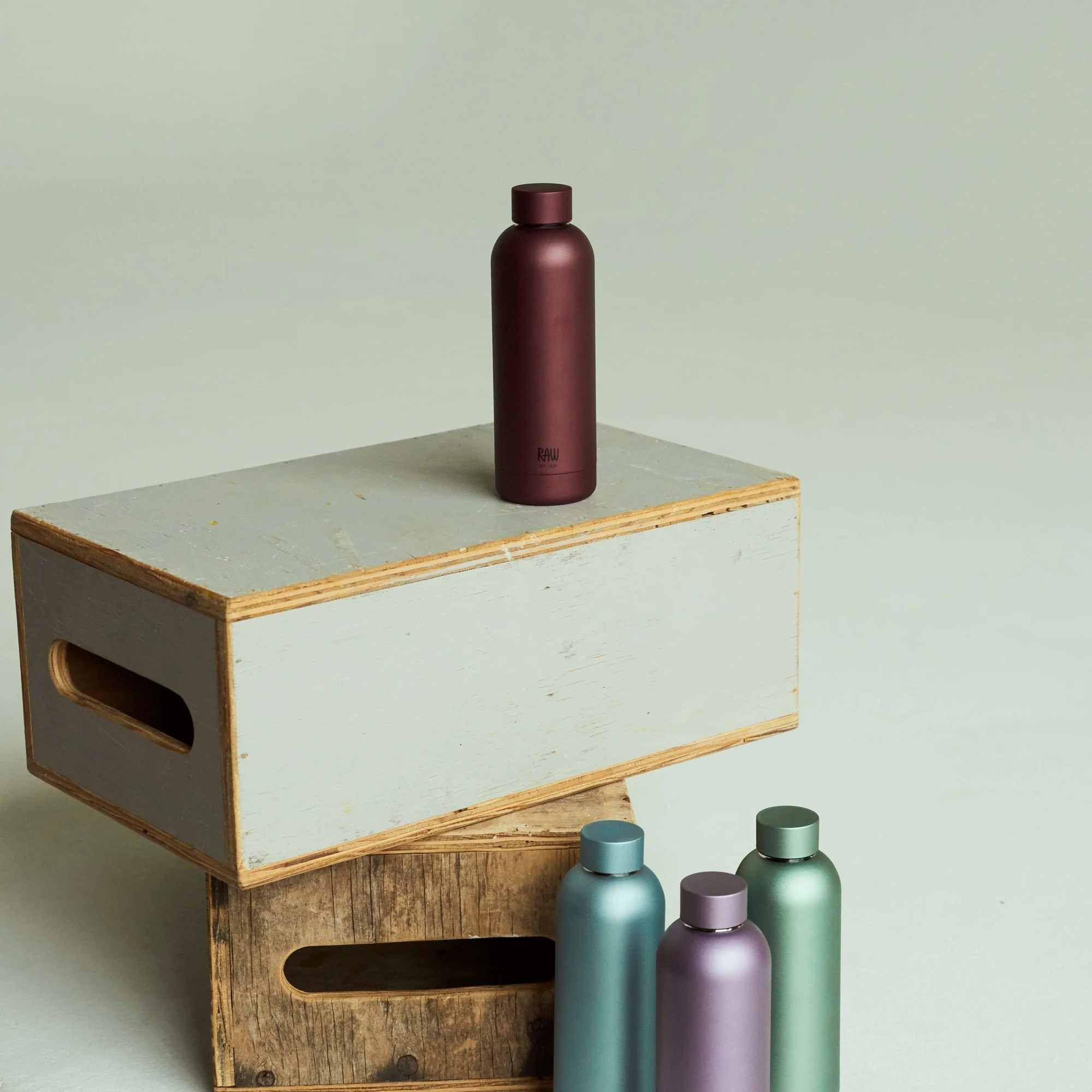 RAW To Go termoflaske | Mat Lyseblå - Image 3
