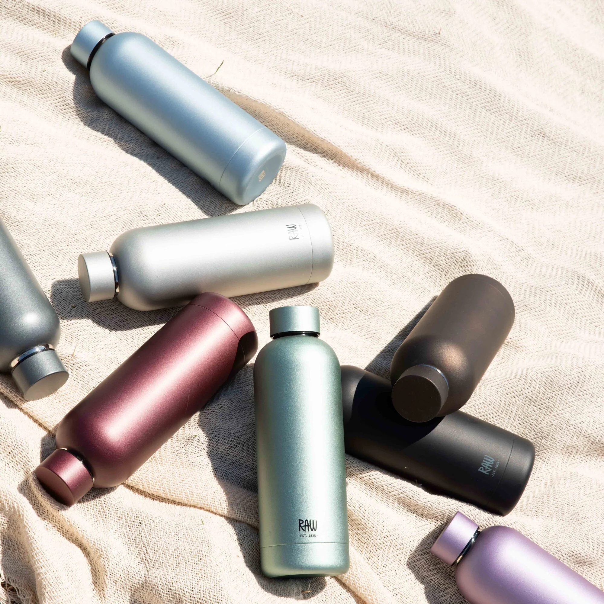 RAW To Go termoflaske | Metallic Silver - Image 5