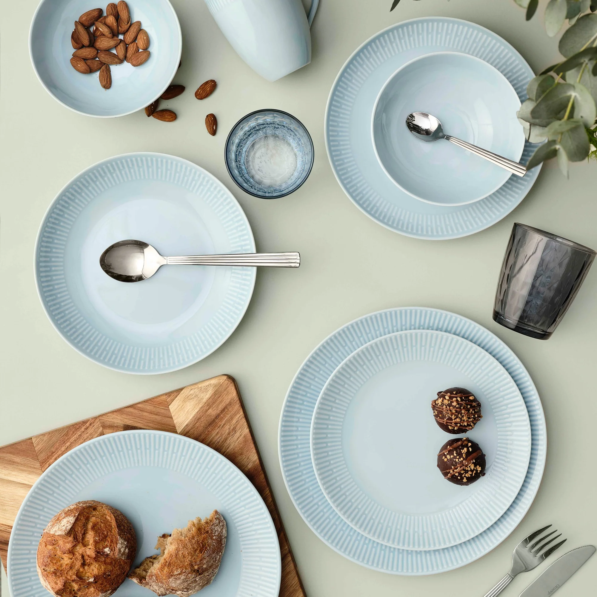 Relief suppetallerken | Light Blue - Image 2
