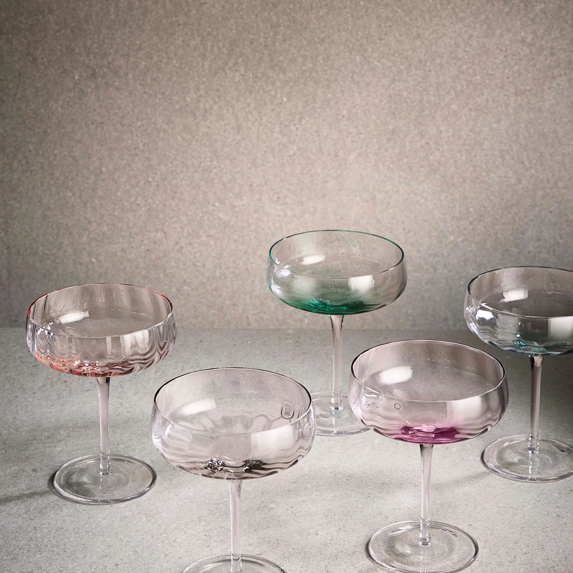 SØHOLM Sonja champagneskål | Grøn - Image 3